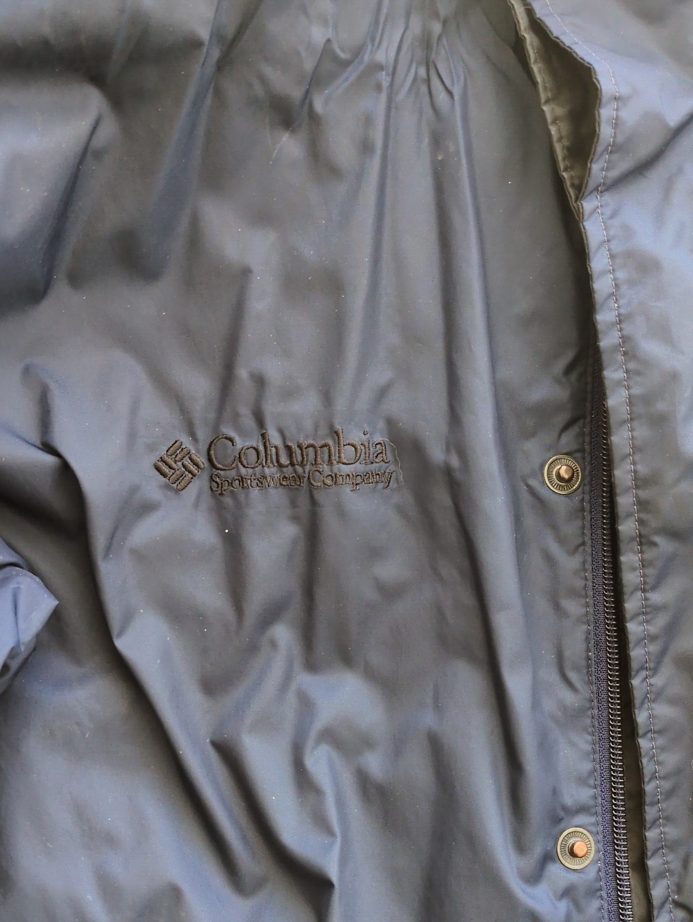 Columbia Women's/ Men's Navy Waterproof Jacket